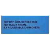 HUGE Rear Projection Screen - DNP Giant Wide Angle GWA 3500-Series - NEW IN CRATE