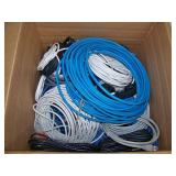 Box of Cat-6 Network Cables - various lengths
