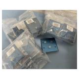 (70) NEW - Weltron Stainless Steel Double Gang Wall / Faceplates