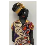 Antique Handmade Jamaican Style Doll 15"