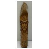 1979 Dave Sheild Hand Carved Cowboy Wall Art 19"