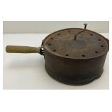 Misc Vintage Collectible Metal Items Including Popcorn Cooker, Horseshoe Puzzle And More