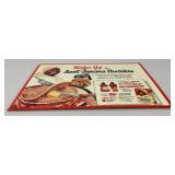 Vintage 11" x 16" Metal Aunt Jemima Pancakes Sign (VERY COOL)