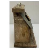 Vintage Coca Cola Adorned Folk Art Bird House 12" x 12" x 7"