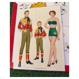 1957 Roy Rogers, Dale Evans & Rusty Paper Dolls