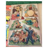 Mickey Rooney Punch-Out Book & Mickey Mouse Club Scrap Book