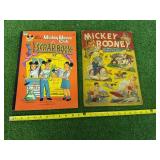 Mickey Rooney Punch-Out Book & Mickey Mouse Club Scrap Book