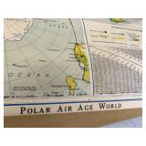 Pull Down World Maps 48" Long