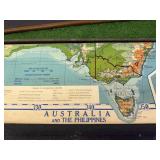 Pull Down World Maps 48" Long