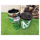 New Drinking Helmet, UND Cups & Lionel Metal Sign