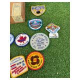 Wood Cigar Box & Patches