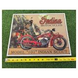 Indian Motorcycles Metal Sign