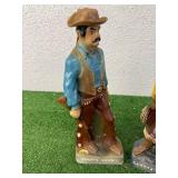 Dakota Cowboy & Dakota Cowgirl Decanters