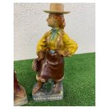 Dakota Cowboy & Dakota Cowgirl Decanters
