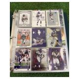 Binder of Football Cards