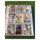 Binder of Football Cards