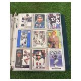 Binder of Football Cards
