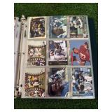 Binder of Football Cards