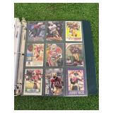 Binder of Football Cards