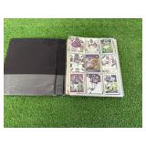 Binder of Football Cards