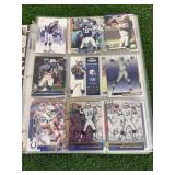 Binder of Football Cards
