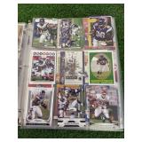 Binder of Football Cards
