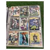Binder of Football Cards