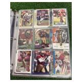 Binder of Football Cards