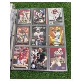 Binder of Football Cards