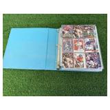 Binder of Football Cards