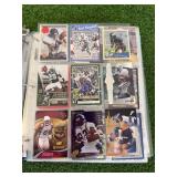 Binder of Football Cards