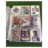 Binder of Football Cards