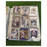 Binder of Football Cards
