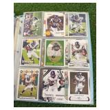 Binder of Football Cards