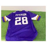 MN Vikings A Peterson Jersey Size L