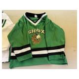 3 UND Sioux Hockey Jerseys Size 7/8