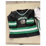 3 UND Sioux Hockey Jerseys Size 7/8