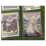 Football Cards - Justin Jefferson, Jordan Addison, Mac Jones, Justin Herbert