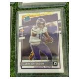 Football Cards - Justin Jefferson, Jordan Addison, Mac Jones, Justin Herbert