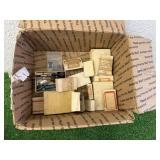 Pins, Watch & Box of Watch Repair Items