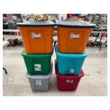 6 Totes with Lids