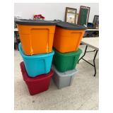 6 Totes with Lids