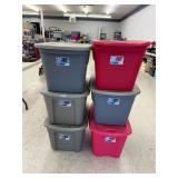 6 Totes with Lids