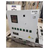 CELEC 30 kVAR automatic power factor correction panel equipped with a 63PFC 8 power factor controller