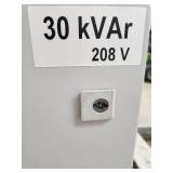 CELEC 30 kVAR automatic power factor correction panel equipped with a 63PFC 8 power factor controller