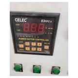 CELEC 15 kVAr 208V Power Factor Controller Panel with Accessories