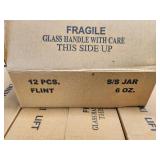 Pallet of 6oz Clear Jars with Lids