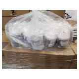 Pallet of Thermo Scientific 6oz BROWN Glass Jars with Caps - Multiple Cases