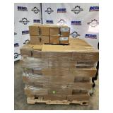 Pallet of Thermo Scientific 6oz BROWN Glass Jars with Caps - Multiple Cases