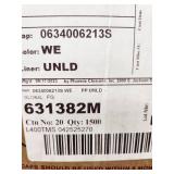 Pallet of Phoenix White Plastic Caps 1.5 Inch UNLD Liner  - 38 cases